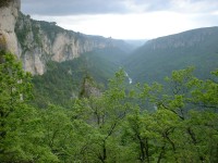 high above the gorges du Tarn