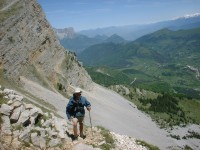 going up the Grand Veymont