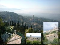 We started our hike in Assisi, where Saint Franciscus lived and died.(click to enlarge)