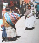 Indiaanse vrouwen in La Paz